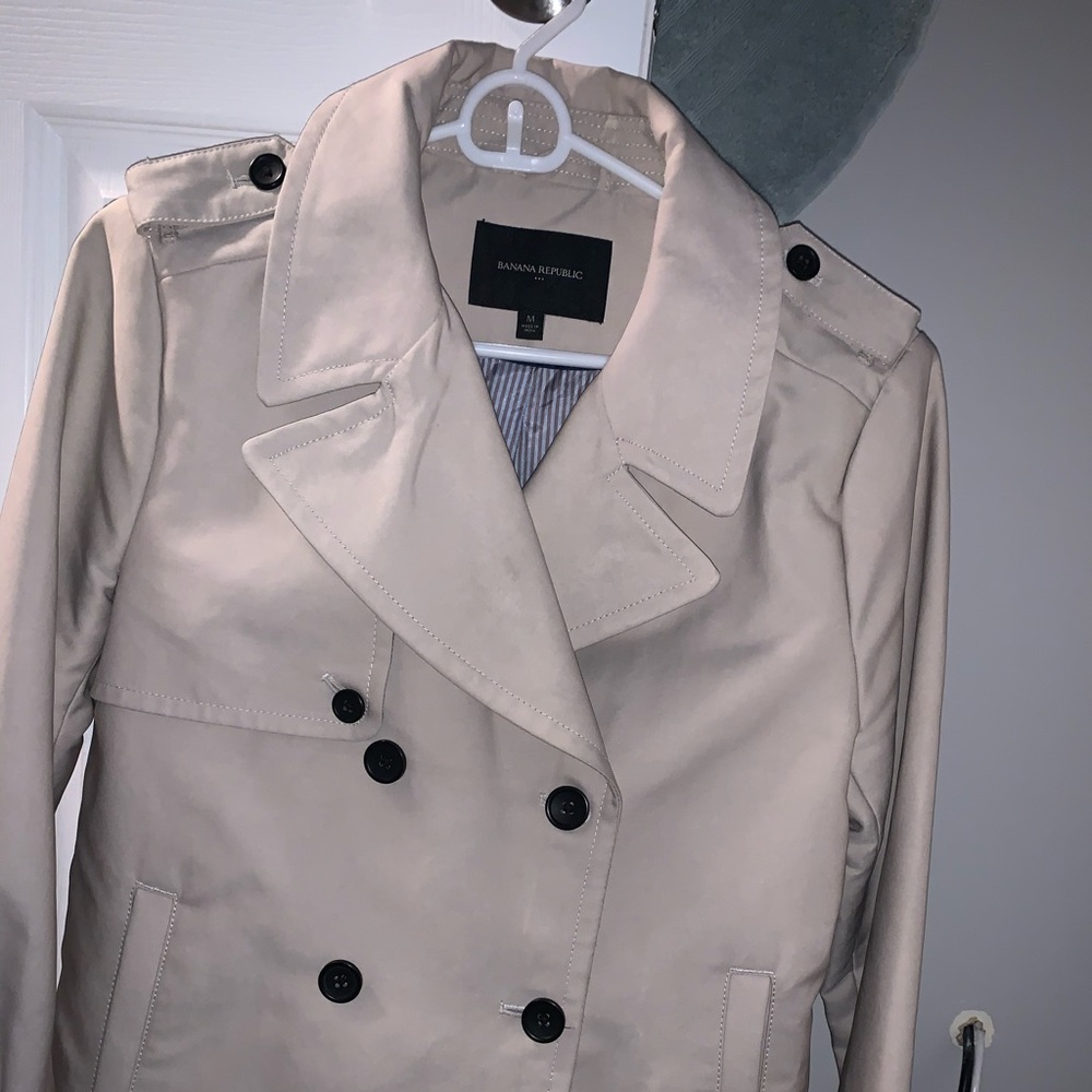 Classic/ Mid Length Double Breast Rain coat